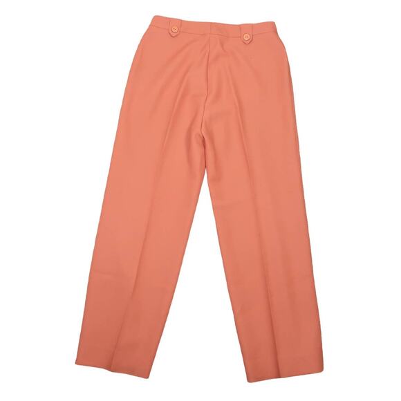 Vintage 70s tan orange high rise wide straight leg pants 29" - Picture 3 of 4